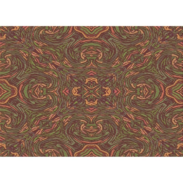 Ahgly Tapis Rectangulaire Lavable en Machine Intérieur Transitionnel Marron Clair, 4 Pieds x 6 Pieds