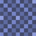 thumbnail image 1 of Ahgly Company Tapis d'Intérieur Lavable à la Machine, Carré, Transitionnel, Bleu, Tapis de Zone, 8 Pieds Carré, 1 of 7