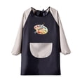 thumbnail image 1 of GROWTH TANK Multifunction Kids Painting Apron Palettes Pattern Washable Long Sleeve Painting B, 1 of 7