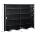 thumbnail image 3 of HOMCOM 5-Storey Wall Shelf Display Cabinet, Shot Glass Display Case, 3 of 10