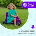 thumbnail image 2 of CarePlay Puppy Ride On Toy- Purple, 2 of 6