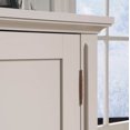 thumbnail image 3 of Sauder Meuble Grange Style Shaker Blanc Cassé Armoire de Rangement d'Accent 419135, 3 of 7