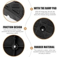 thumbnail image 4 of FNNMNNR Driveway Curb Ramp Rubber Curb Ramp for Sidewalk Low Cars Curb Ramps for Motor Loading Dock Truck Shed Ramps Wheelchair Black Shed Ramp, 4 of 10
