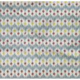 thumbnail image 4 of oneOone Tissu Popeline Sergé Coton Bio Chevron Ikat Imprimé au Mètre 42 Pouces de Large, 4 of 4