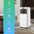 thumbnail image 3 of Costway 8,000BTU Portable Air Conditioner with Remote Control 3-in-1 Air Cooler w/ Drying, 3 of 10