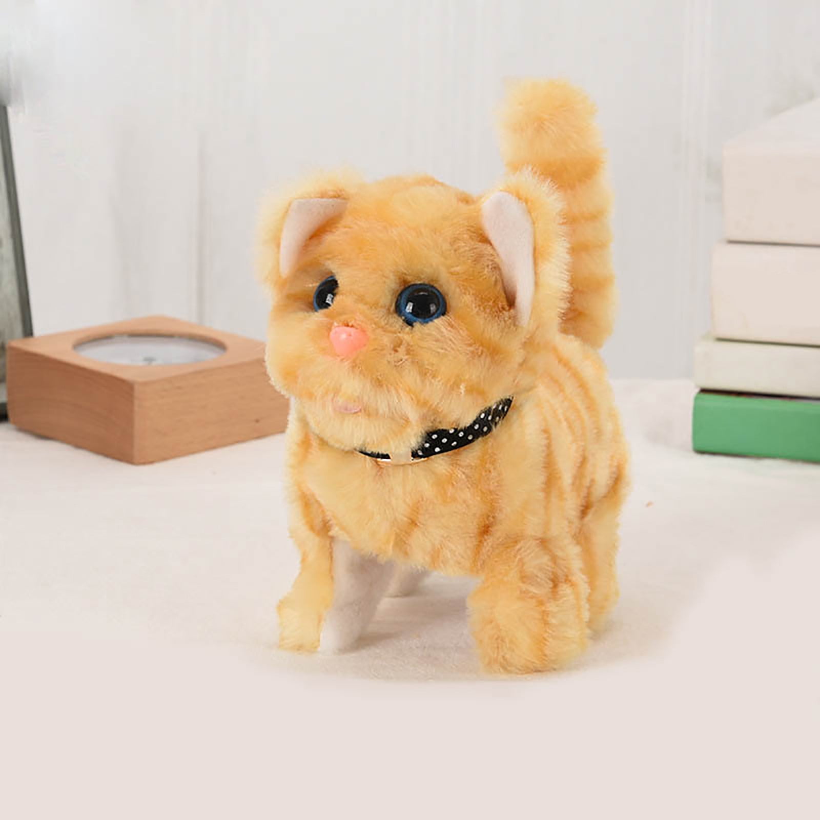 Chien Interactif - Jouet Enfant 2 3 Ans Fille Garçon Jouet Enfant Cadeau 2 3 Ans Fille Réaliste Chien Peluche Qui Marche et Aboie Robot Réaliste