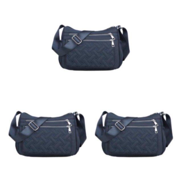 Maytalsory Crossbody Bag Premium For Multipurpose Large Capacity Polyester Messenger Bag Premiun Multiple Occations Gift Saphirblau 3Set