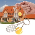 thumbnail image 1 of BKER Tennis Keychain Mini Sports Equipment Sports Souvenirs Alloy Pendant Keychain, 1 of 5