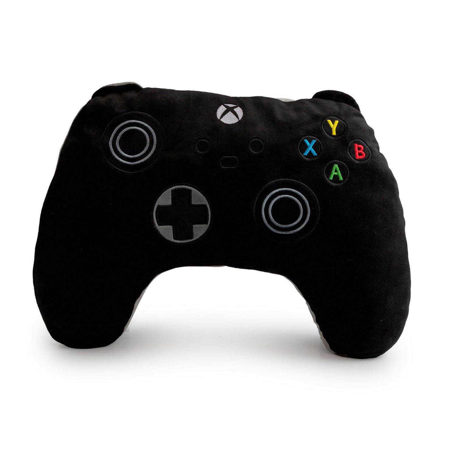 Xbox Controller Plush Cuddle and Decorative Pillow, 100% Polyester, Black, Microsoft