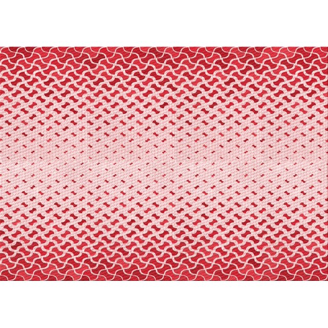 Ahgly Tapis Rectangulaire Lavable en Machine Intérieur Transitionnel Rouge Clair Rose, 2 Pieds x 3 Pieds