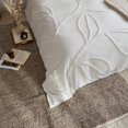 thumbnail image 3 of Bouclair Off White Reilly Collection - 3-Piece Duvet Cover Set Queen, 3 of 5