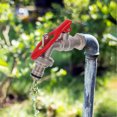 thumbnail image 1 of RUNROTOO Robinet d'Arrosage Extérieur Rouge en Métal pour Jardiniers avec Conception Pratique 1 Ensemble, 1 of 8