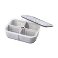 thumbnail image 2 of Dvkptbk Divided Serving Tray with Lid for Veggie Charcuterie Container Portion Control Salad Keeper with 4 Removable Boxes Stackable Refrigerator Organizer Bins Food Storage Organizer Produce Saver, 2 of 6