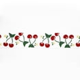thumbnail image 1 of UNIQUE CREATIV, Ribbon, Printed Grosgrain, Cherry, 20mm × 5.4m (0.78" × 18ft), 1 of 4