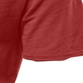 thumbnail image 3 of Men's Casual V Neck T Shirts Loose Fit Comfortable Stretchy Pure Color Summer Tee For Daily Wear With Shorts, 3 of 5