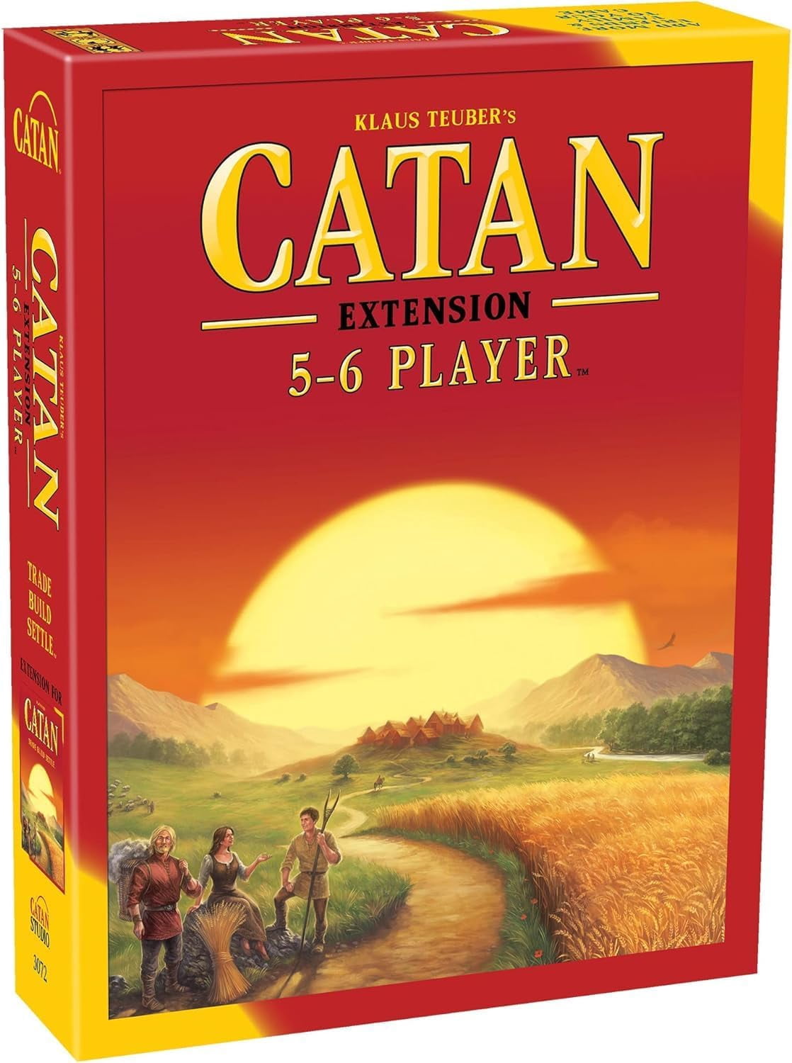 Zshan Board Game 5-6 Player Extension - Expand Your CATAN Game for More Players, Strategy Game for Kids and Adults, Ages 10+, 3-6 Players, 60-90 Minute Playtime, Made by CATAN Studio