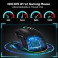 thumbnail image 3 of Souris USB-C Type C Ergonomique Filaire Souris RGB Optique, 3 of 6
