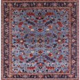 thumbnail image 1 of Ahgly Company Machine Washable Indoor Square Industrial Modern Dark Goldray Area Rugs, 3' Square, 1 of 7
