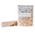 thumbnail image 1 of TIELUTT Reusable Food Storage and Preservation Slider Bags with A Stand Up Bottom Stand up Freezer Bags Reusable Holders Snack Clips for Bags Lunch Bots Small Bags Vegetables Kitchen Gadgets for Vega, 1 of 4