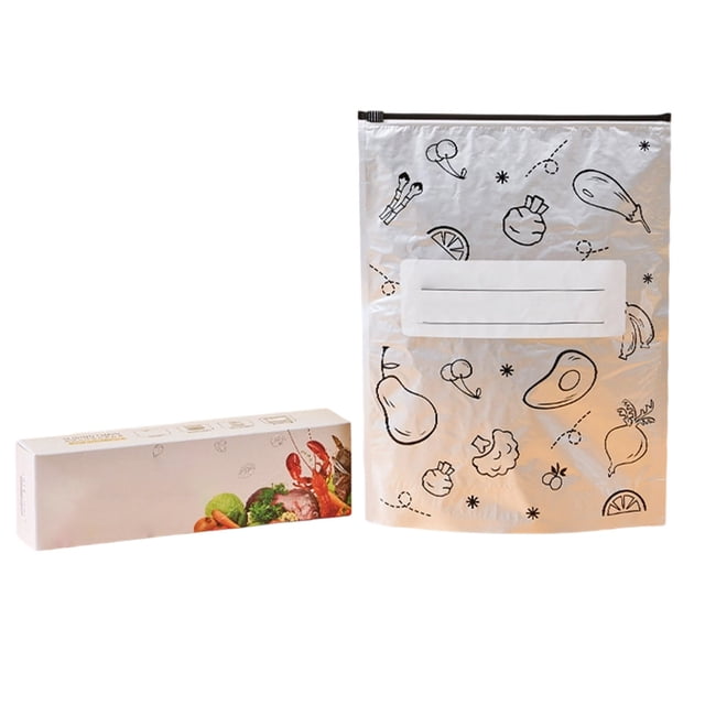 TIELUTT Reusable Food Storage and Preservation Slider Bags with A Stand Up Bottom Stand up Freezer Bags Reusable Holders Snack Clips for Bags Lunch Bots Small Bags Vegetables Kitchen Gadgets for Vega