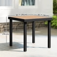 thumbnail image 3 of Outsunny Table à Manger d'Extérieur pour 4, Table de Patio Carrée avec Pattes en Aluminium, 3 of 10