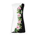 thumbnail image 4 of Ovzne Robes pour Femmes Robe pour Femme Robe de Printemps et d'Été pour Femmes Vacances Boutonnée Col en V à Bretelles Robe Haut Robe d'Été Imprimée Liquidation, 4 of 5