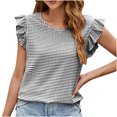 thumbnail image 1 of LSLJS Fashion Women Sleeveless Garment Comfortable Breathable Round-Neck Blouses Tops, Womens Tank Tops, 1 of 8