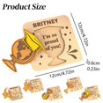thumbnail image 3 of 3D Wooden Graduation Card Set Cut Class Of 2025 Keepsake With Decor Plaque & Box For (Natural Birch Plywood), 3 of 8