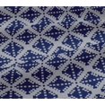 thumbnail image 5 of oneOone Viscose Jersey Fabric Check Kasuri Print Sewing Fabric BTY 60 Inch Wide, 5 of 5
