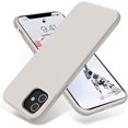 thumbnail image 1 of iPhone 11 Case,Ultra Slim Fit iPhone Case Liquid Silicone Gel Cover with Full Body Protection Anti-Scratch Shockproof Case Compatible with iPhone 11 6.1 inch, [Upgraded Version] (Stone), 1 of 5