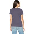 thumbnail image 3 of Hanes Womens Short Sleeve V-Neck Tee, S, Pattern Elephant/Navy Heather, 3 of 3