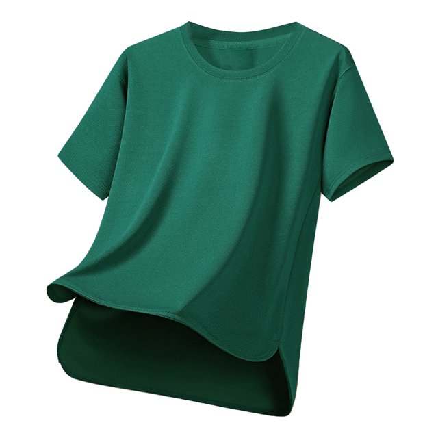 T-Shirts Unis pour Hommes en Polyester Polyvalents pour l'Extérieur Confort Estival Décontracté