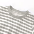 thumbnail image 4 of WRKEKC T-Shirts pour Garçons, Hauts d'Été pour Garçons, T-Shirts de Sport à Manches Courtes Décontractés d'Été pour Enfants à Col Rond à Rayures Imprimées, 4 of 5