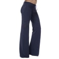 thumbnail image 4 of Dealovy Plus Size Leggings for Women High Waisted Drawstring Wide Leg Solid Workout Yoga Active Gym Pants, 4 of 7