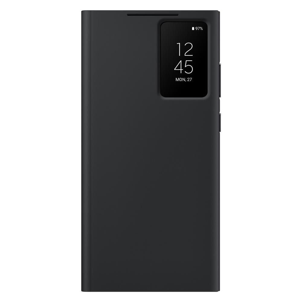 Samsung Smart Clear View Wallet Case Black for Samsung Galaxy S23 Ultra