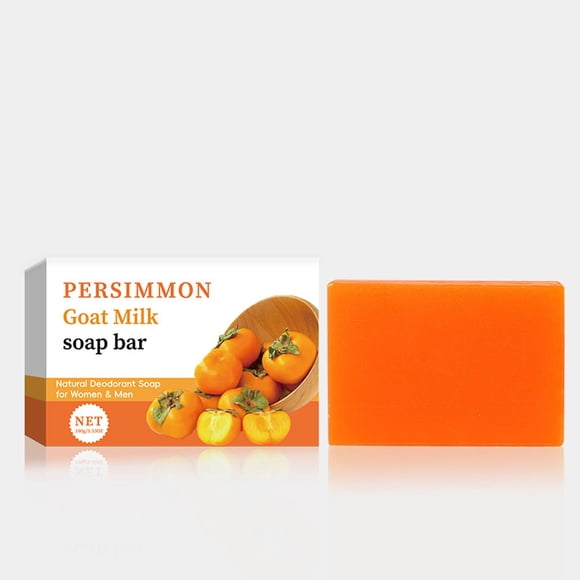 FcBaudy Hand Soap Body Deodorizing Soap Removes Dirt Oil Skin Without Tightness Persimmon 100g A soap