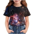 thumbnail image 1 of Jamicy T-Shirts pour Filles Mode Enfants Garçons Filles T-Shirts Graphiques 3d Cool Col Rond T-Shirt Unisexe Manches Courtes Hauts Tees, 1 of 8