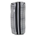 thumbnail image 3 of Pen + Gear Checked Pencil Pouch in Grey with White and Black Stitched Pattern, 3 of 6