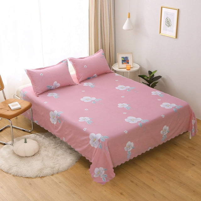 QTOCIO Beautiful Flower Patterns Ease Friendly Washable Sheets