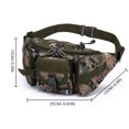 thumbnail image 2 of Waist Pack Large Capacity Splash-proof Bum Bag Fanny Pack for Hiking Running, 2 of 4