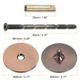 thumbnail image 2 of Unique Bargains Door Hole Cover Plate, 2 3/16' Deadbolt Cover Plate, Red Bronze, 2 of 6
