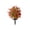 Red, variant on Weloille Artificial Violet Ground Insert Flower 1 Piece, Upgraded Anti Sink Round Base Fake Flower, UV Resistant Outdoor Decorative Plant, Suitable for Garden Yard Pathway Patio Decoration