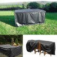 thumbnail image 2 of Housse de Meuble Imperméable et Antipoussière pour Patio Extérieur, Housse de Table et de Chaise (Noir), 2 of 6