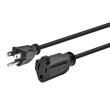 Monoprice 6ft 16AWG Power Extension Cord Cable, 13A (NEMA 5-15P to NEMA 5-15R)