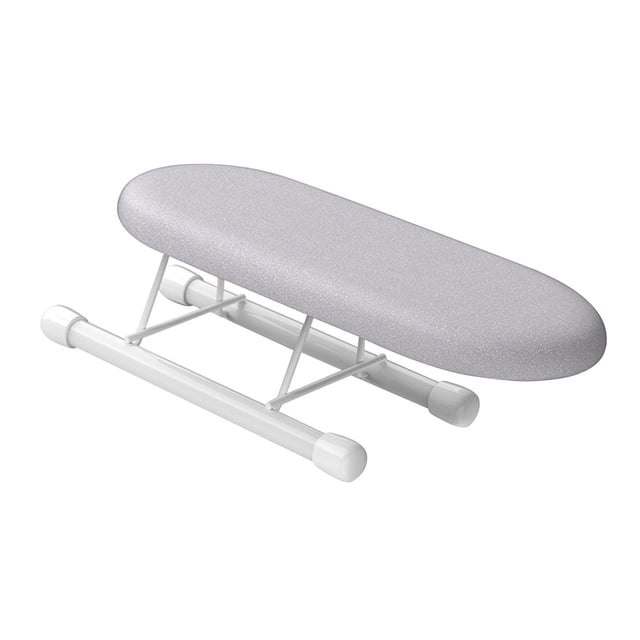 veasfak Small Tabletop Ironing Board Ironing Cuffs Neckline Foldable Legs for Apartments