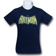 thumbnail image 1 of Batman Distressed Logo Navy T-Shirt-Small, 1 of 4