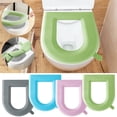 thumbnail image 3 of Uuiauoio Coussin de Siège de Toilette Imperméable, Coussinets de Housse de Siège de Toilette, Coussin de Siège de Toilette Imperméable Réutilisable, Siège de Toilette Rembourré, Coussin de Siège de Housse de Toilette Lavable pour Maison Hôtel, 3 of 3