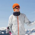 thumbnail image 2 of Winter Fleece Hat Windproof Warm Sport Cycling Running Ski Cap (Orange), 2 of 5