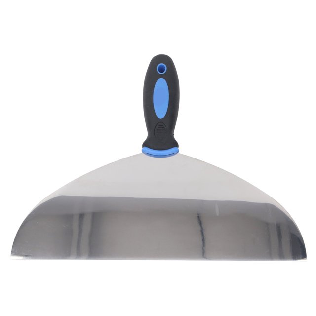 Stainless Steel Paint Scraper 8 Inch Blade Comfortable Handle Hanging Hole for Putty Wallpaper Paint Plaster 0122 Model