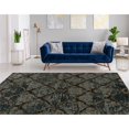 thumbnail image 2 of Linon Vintage Clara Power Loomed Microfiber Polyester 8'x10' Rug in Gray, 2 of 6